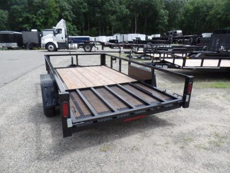 New 2026 Quality Steel and Aluminum 12 ft. long deck by 74" wide Utility Trailer