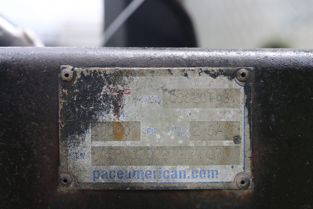 Used 2007 8.5X20 Pace American CARGO TRAILER