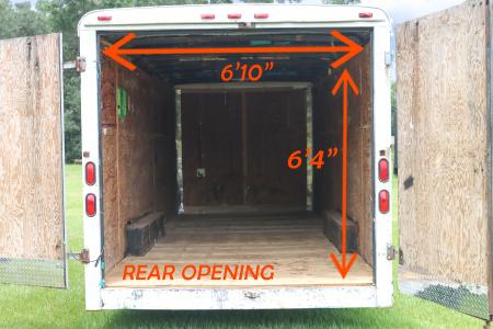 Used 2007 8.5X20 Pace American CARGO TRAILER