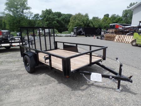 New 2026 Quality Steel and Aluminum 10 ft. long deck by 74  wide Utility Trailer