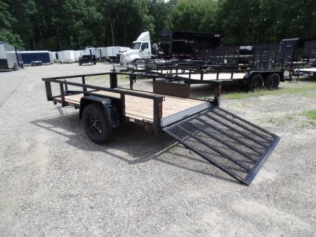 New 2026 Quality Steel and Aluminum 10 ft. long deck by 74" wide Utility Trailer
