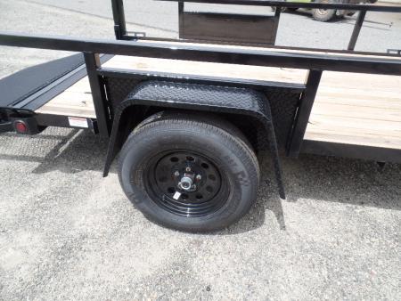 New 2026 Quality Steel and Aluminum 10 ft. long deck by 74" wide Utility Trailer