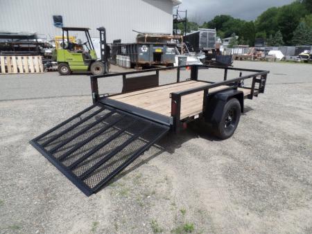 New 2026 Quality Steel and Aluminum 10 ft. long deck by 74" wide Utility Trailer