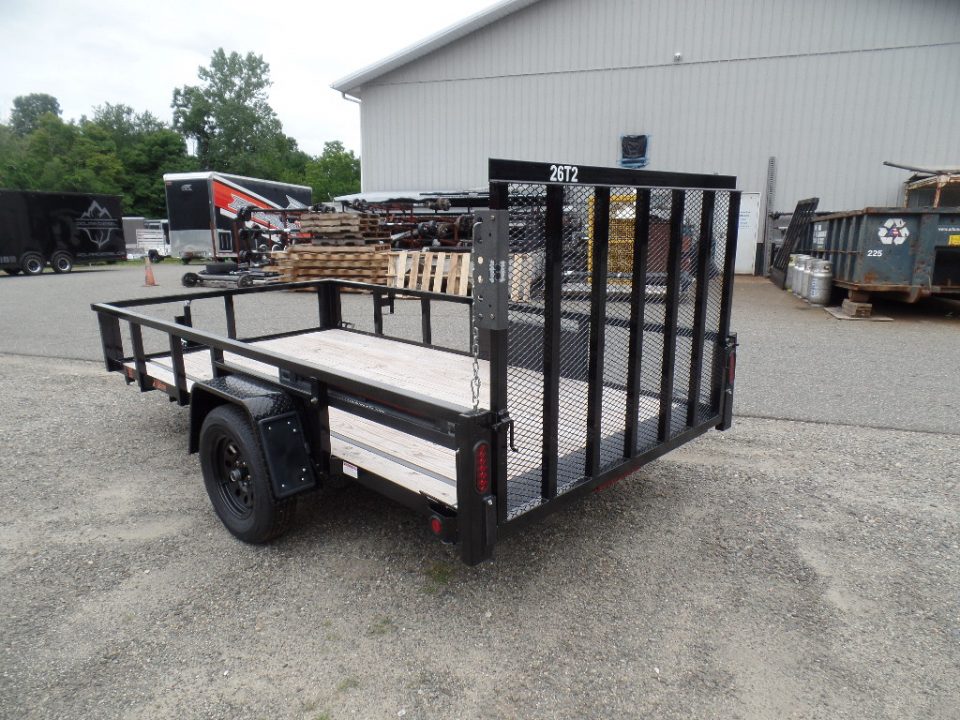 New 2026 Quality Steel and Aluminum 12 ft. long deck by 74" wide Utility Trailer