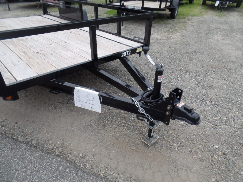 New 2026 Quality Steel and Aluminum 12 ft. long deck by 74" wide Utility Trailer