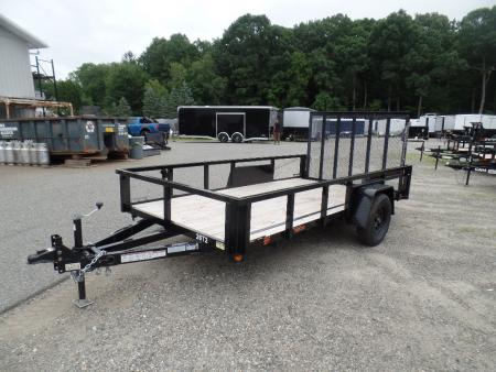 New 2026 Quality Steel and Aluminum 12 ft. long deck by 74  wide Utility Trailer