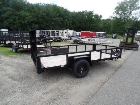 New 2026 Quality Steel and Aluminum 12 ft. long deck by 74" wide Utility Trailer