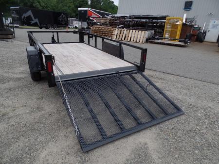 New 2026 Quality Steel and Aluminum 12 ft. long deck by 74" wide Utility Trailer