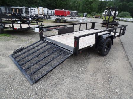 New 2026 Quality Steel and Aluminum 12 ft. long deck by 74" wide Utility Trailer