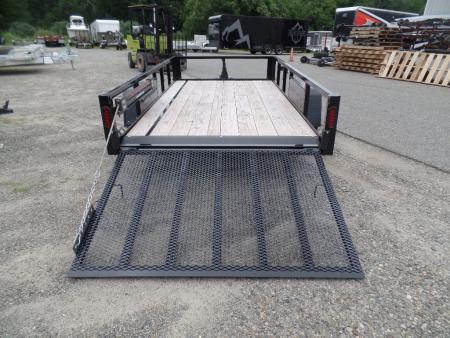 New 2026 Quality Steel and Aluminum 12 ft. long deck by 74" wide Utility Trailer