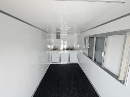 New 2027 Steel Pines Cargo 7x14 TA , 7' interior height, 3.5k axles, .080 polycore Concession