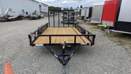 New 2026 CAM Superline 7x12 Tandem Utility Trailer w/ Spring Assist Gate