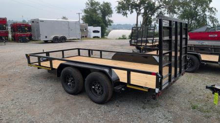 New 2026 CAM Superline 7x12 Tandem Utility Trailer w/ Spring Assist Gate