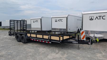 New 2026 CAM Superline 7x22 HD Utility Trailer w/ Spring Assist Gate