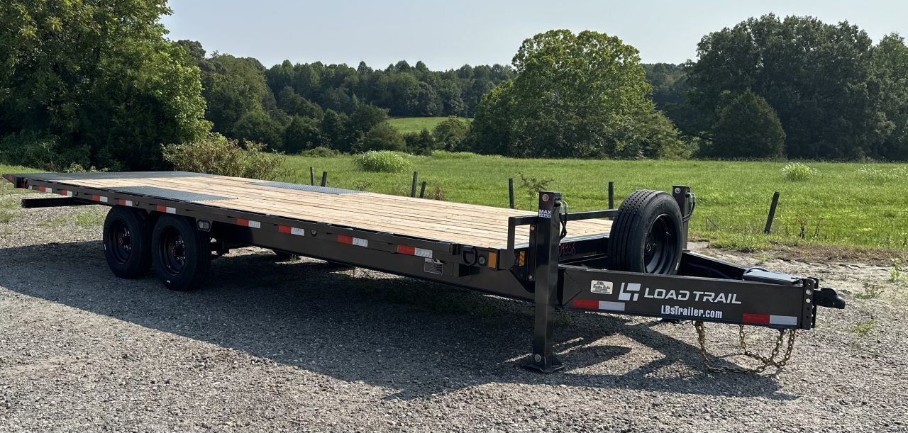 New 2027 Load Trail 	102" x 24' Tandem Pintle Hook Equipment Tilt Deck Equipment Trailer