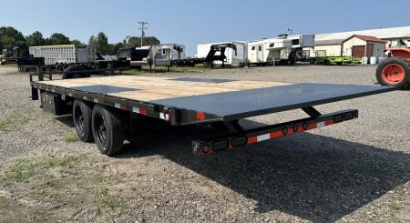 New 2027 Load Trail 	102" x 24' Tandem Pintle Hook Equipment Tilt Deck Equipment Trailer