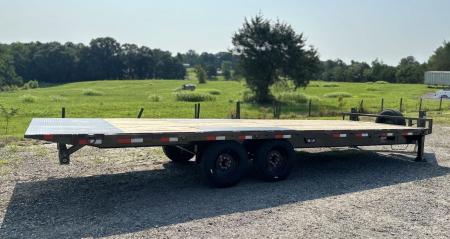 New 2027 Load Trail 	102" x 24' Tandem Pintle Hook Equipment Tilt Deck Equipment Trailer