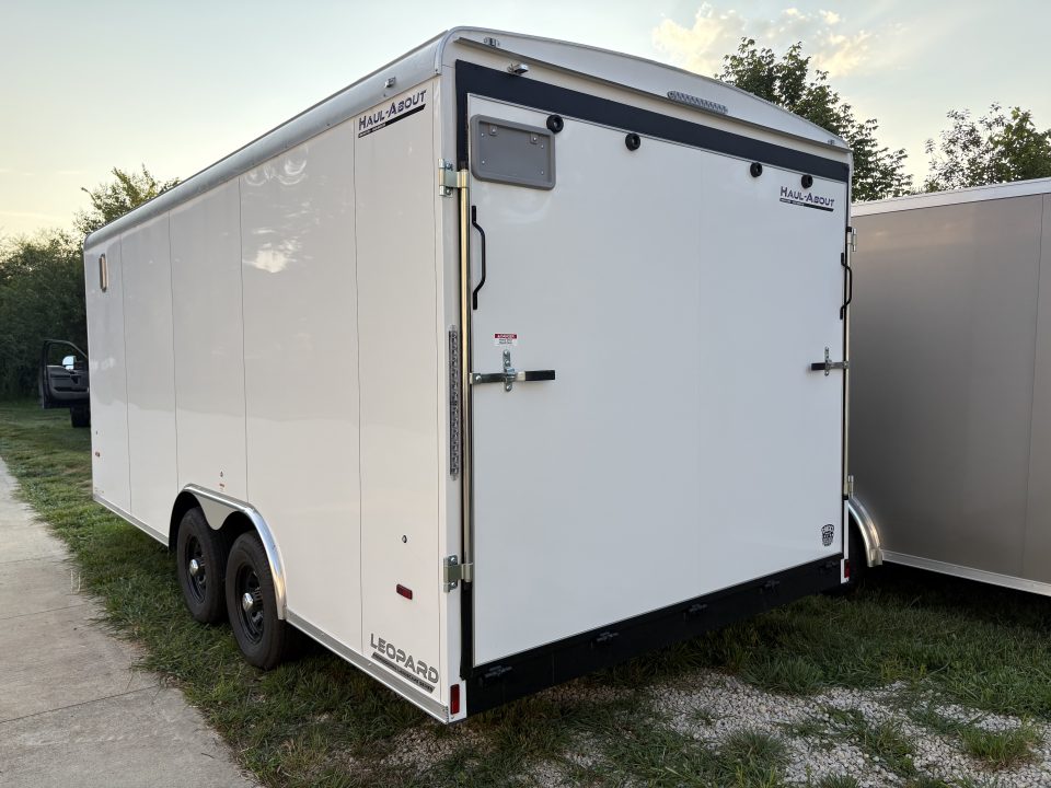 New 2027 Haul About Trailers 8.5'X18' LEOPARD W/LANDSCAPE PACKAGE Cargo / Enclosed Trailer
