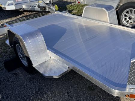 New 2027 Aluma MC10 Motorcycle Trailer w/ Pull Out Ramp