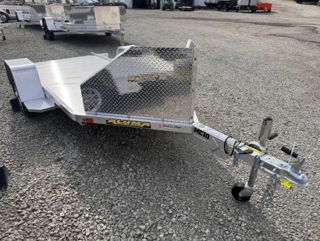 New 2027 Aluma MC10 Motorcycle Trailer w/ Pull Out Ramp
