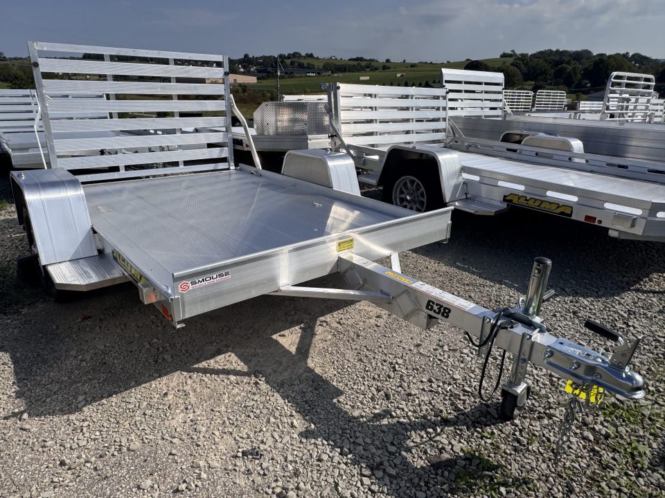 New 2027 Aluma 5'3" x 8 LW Utility Trailer