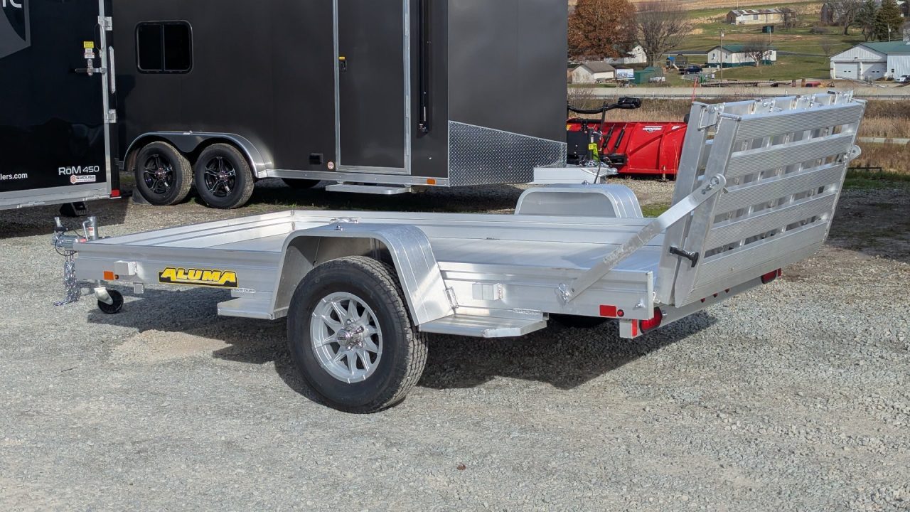 New 2027 Aluma 5'3" x 14 HD Utility w/ Bi-Fold Gate