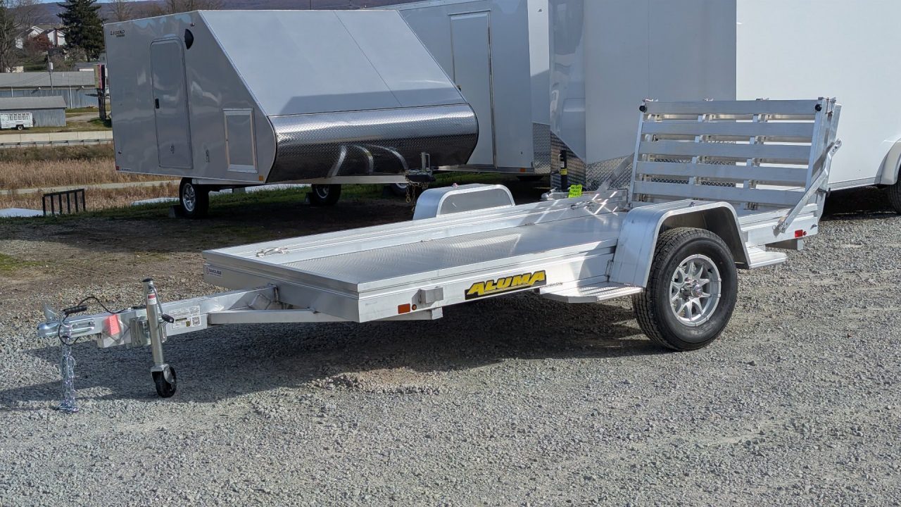 New 2027 Aluma 5'3" x 14 HD Utility w/ Bi-Fold Gate