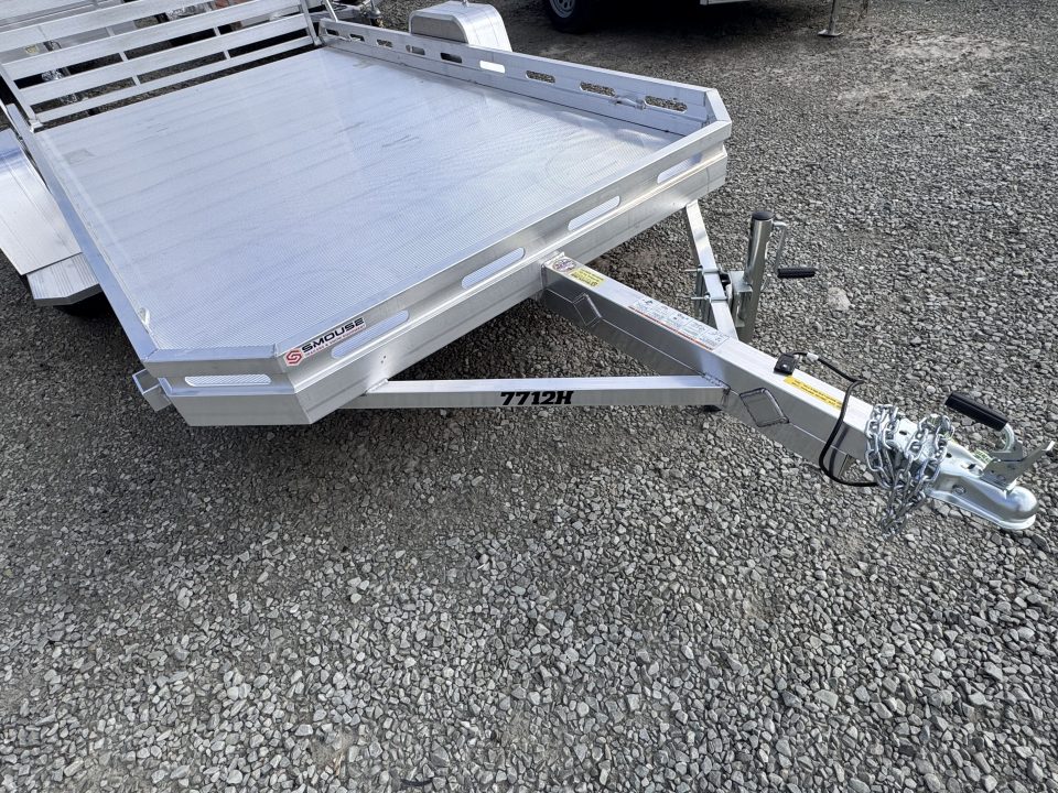 New 2027 Aluma 6'5" x 12 HD Utility Trailer w/ 4' Gate
