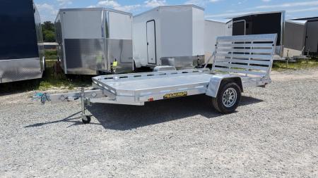 New 2027 Aluma 6'5" x 12 HD Utility Trailer w/ 4' Gate