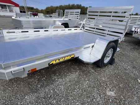 New 2027 Aluma 6'5" x 12 HD Utility Trailer w/ 4' Gate