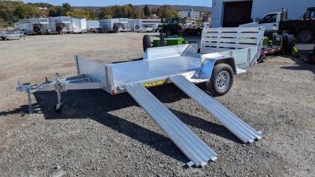 New 2027 Aluma 6'9  x 14 Heavy SR Aluminum Utility Trailer w/ 4400# Braking Axle!