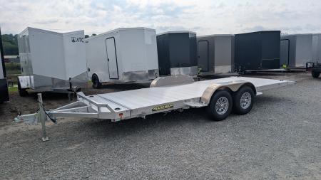 New NEW 2027 Aluma 18' (20" Stationary + 18' TILT) Tilt Trailer (CAR HAULER)