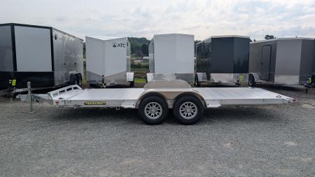 New NEW 2027 Aluma 18' (20" Stationary + 18' TILT) Tilt Trailer (CAR HAULER)