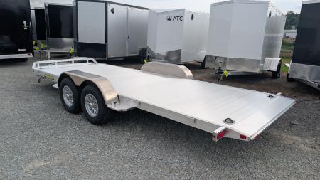 New NEW 2027 Aluma 18' (20" Stationary + 18' TILT) Tilt Trailer (CAR HAULER)