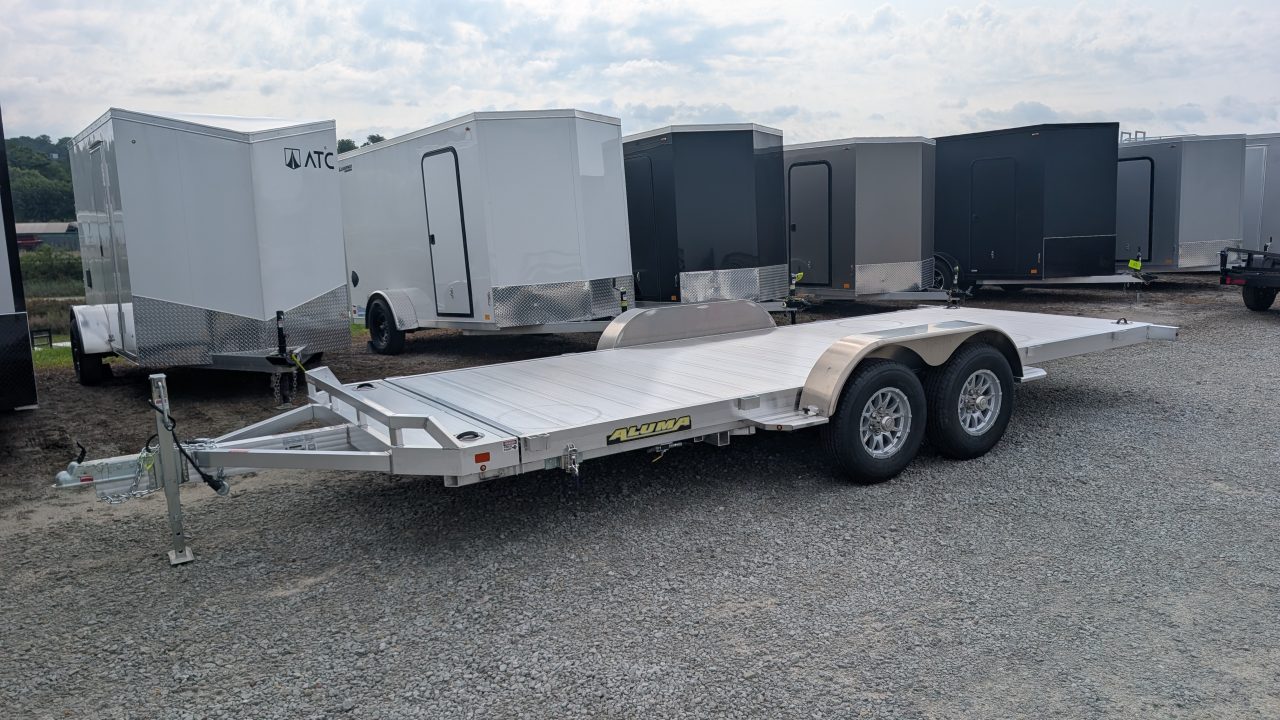 New 2027 Aluma 18' HD (20" Stationary + 18' Tilt) Tilt Trailer - 9990# GVW