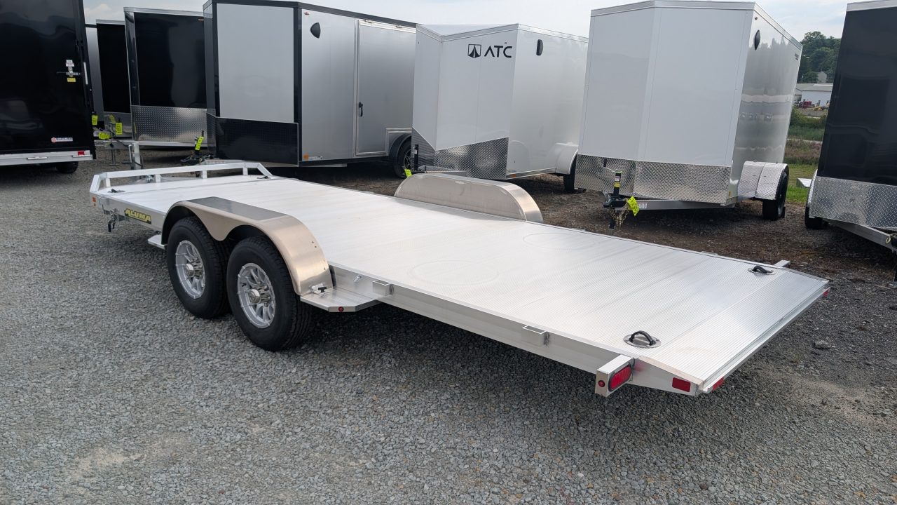 New 2027 Aluma 18' HD (20" Stationary + 18' Tilt) Tilt Trailer - 9990# GVW