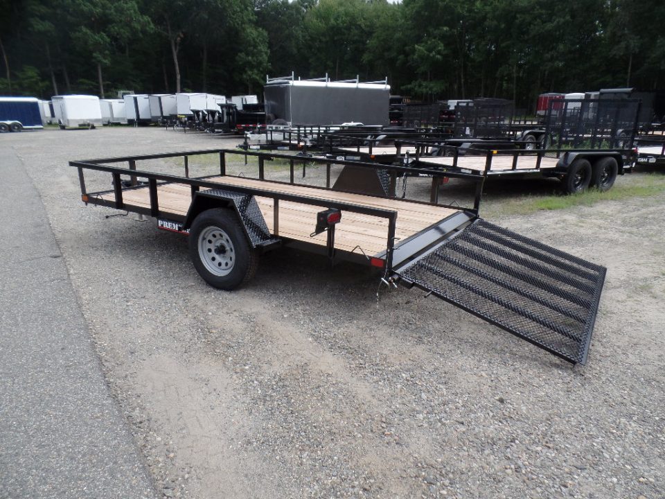 New 2026 Premier Trailers Inc. 12 ft. deck length by 81" wide , single axle 2,990 GVWR Utility Trailer