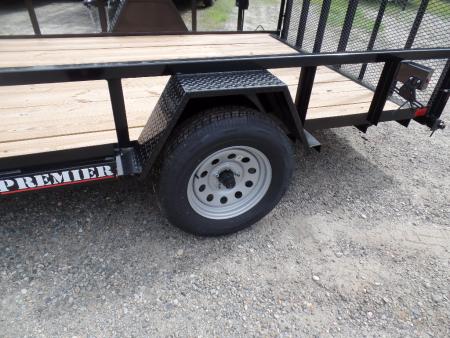 New 2026 Premier Trailers Inc. 12 ft. deck length by 81" wide , single axle 2,990 GVWR Utility Trailer