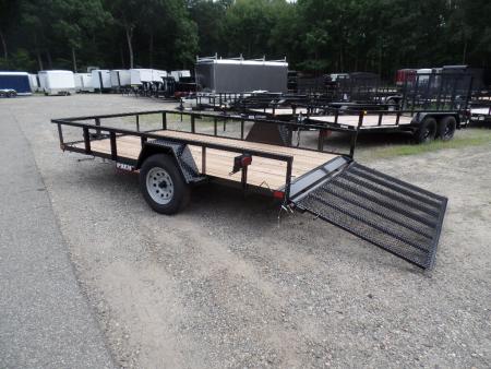 New 2026 Premier Trailers Inc. 12 ft. deck length by 81" wide , single axle 2,990 GVWR Utility Trailer