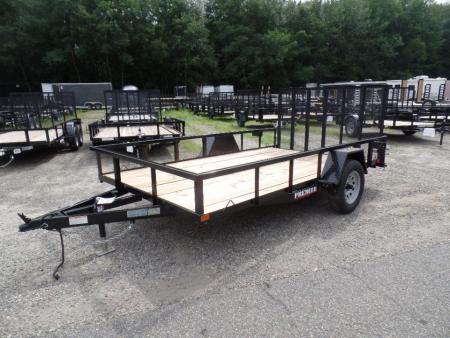 New 2026 Premier Trailers Inc. 12 ft. deck length by 81  wide , single axle 2,990 GVWR Utility Trailer