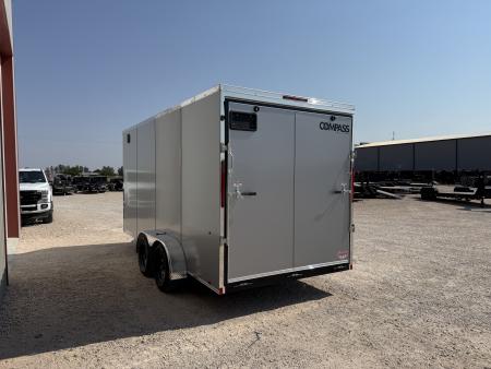 New 2027 Compass 7'x16' Enclosed Cargo Trailer - Indigo DLX