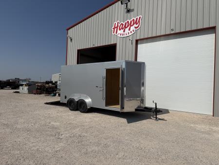 New 2027 Compass 7'x16' Enclosed Cargo Trailer - Indigo DLX