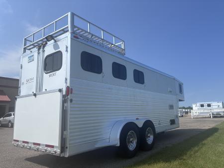 Used 2007 Exiss Trailers 3H 4'LQ Sport Horse Trailer