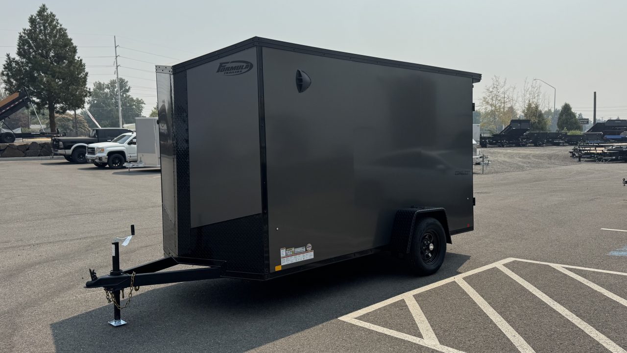 New 2026 Formula Trailers 6 x 12 Conquest SE Flat Top Slope V-nose Cargo / Enclosed Trailer