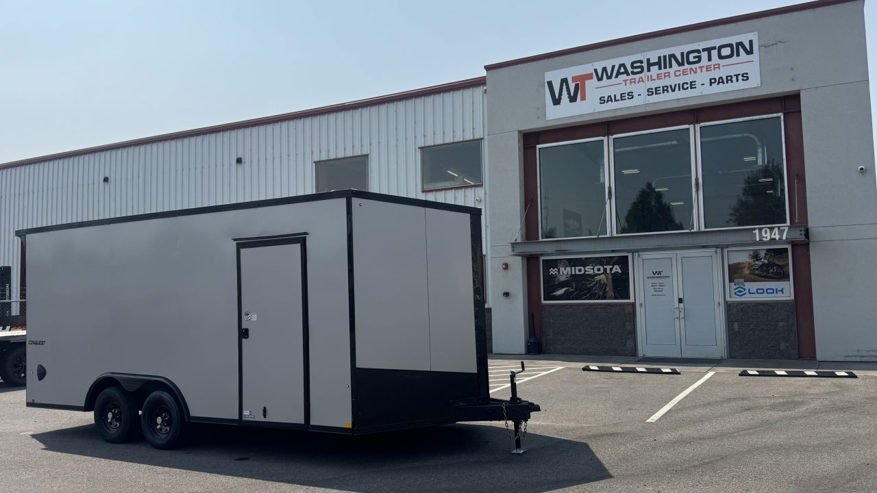 New 2027 Formula Trailers 8.5 x 18 Conquest SE Flat Top Sloped V-Nose 7k Car Hauler Trailer
