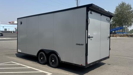 New 2027 Formula Trailers 8.5 x 18 Conquest SE Flat Top Sloped V-Nose 7k Car Hauler Trailer