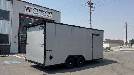 New 2027 Formula Trailers 8.5 x 18 Conquest SE Flat Top Sloped V-Nose 7k Car Hauler Trailer