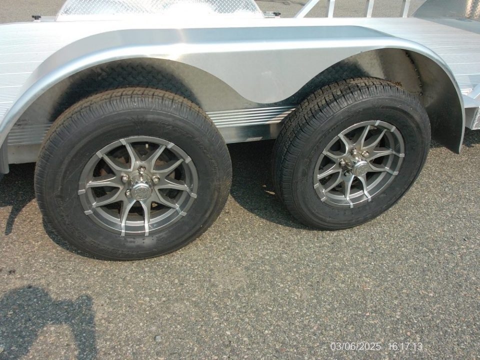 New 2026 ALCOM ALCOM / Aluminum 1,400 lbs. Empty Weight ! Open Car Trailer , $8,295 without stone guard. , $9,495 as shown. ID# 148926 Car Hauler