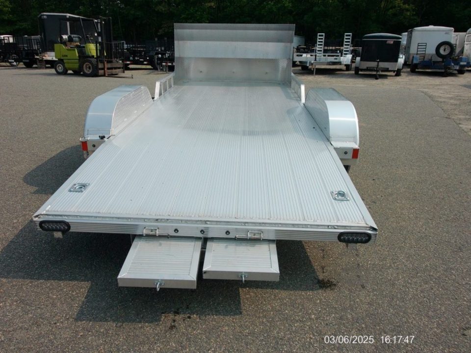New 2026 ALCOM ALCOM / Aluminum 1,400 lbs. Empty Weight ! Open Car Trailer , $8,295 without stone guard. , $9,495 as shown. ID# 148926 Car Hauler
