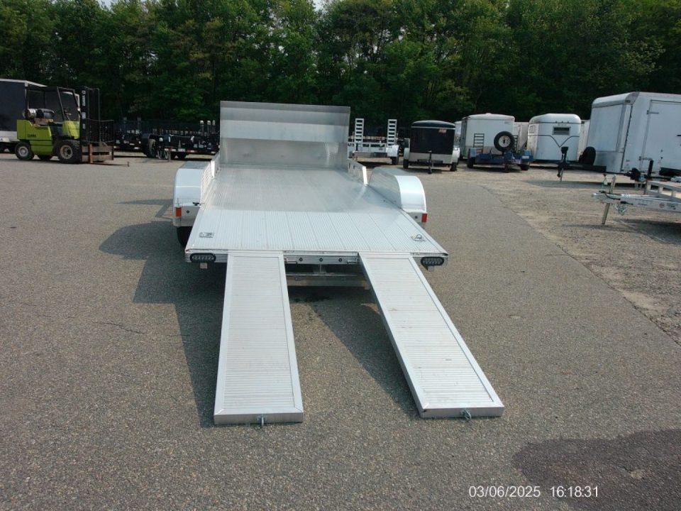New 2026 ALCOM ALCOM / Aluminum 1,400 lbs. Empty Weight ! Open Car Trailer , $8,295 without stone guard. , $9,495 as shown. ID# 148926 Car Hauler